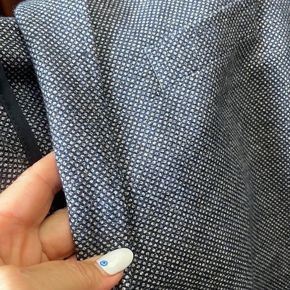 HUGO BOSS men’s wool blend sports coat jacket blue gray micro pattern NWOT 44R - Picture 16 of 17
